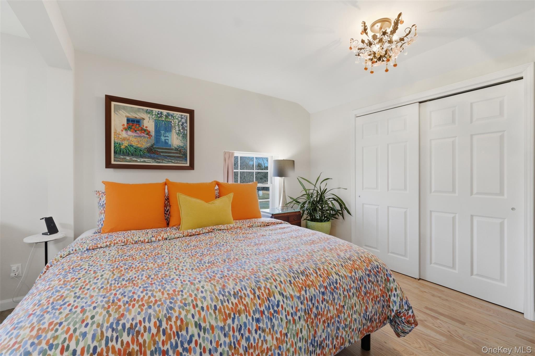 1 Lira Street Wallkill, NY 12589 - Photo 21 of 31 a bedroom with a large bed and a chandelier