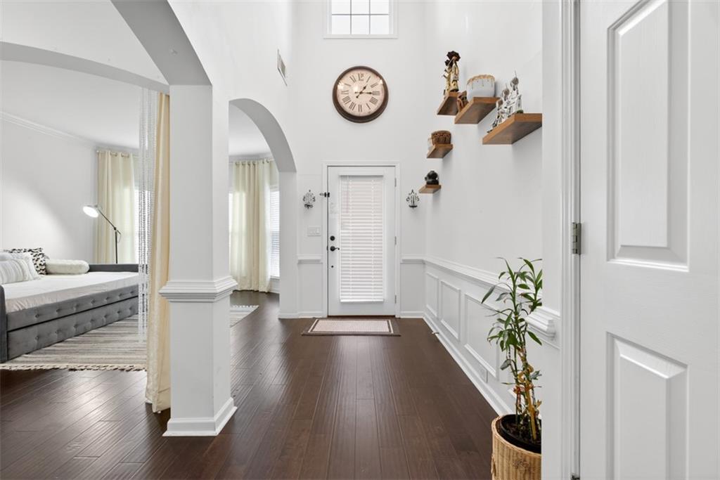 3210 Warbler Way Cumming, GA 30041 - Photo 19 of 45 a view of an entryway with wooden floor