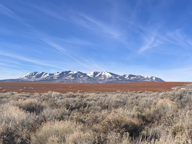 View of mountain background