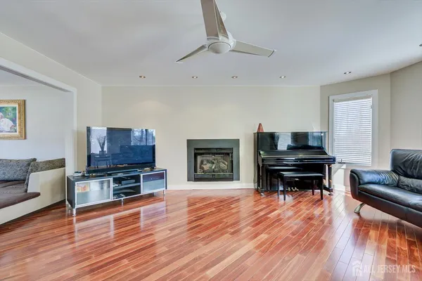 a kitchen with stainless steel appliances cabinets and a counter top space