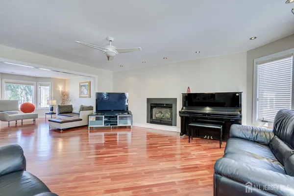 a kitchen with a stove and a microwave