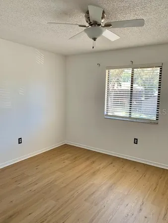 a view of a small deck