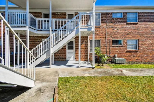 a view of balcony with deck