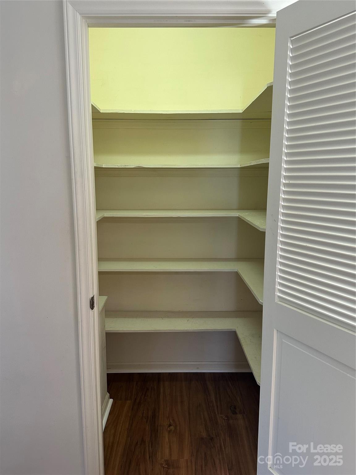 Undisclosed Address Hendersonville, NC 28792 - Photo 5 of 19 a view of walk in closet with empty racks
