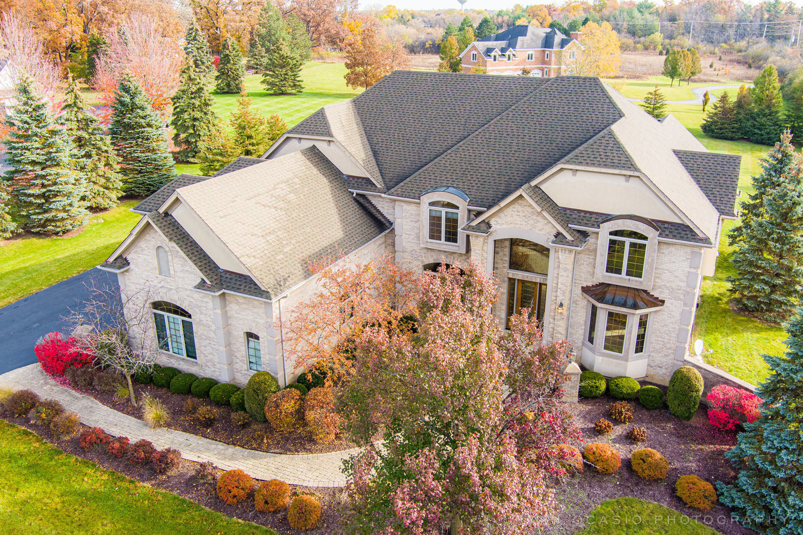 23374 West Milton Road Wauconda, IL 60084 - Photo 1 of 49 a aerial view of a house with a yard