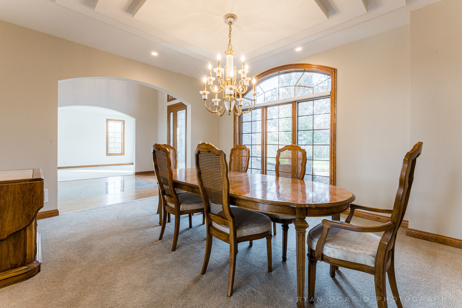 23374 West Milton Road Wauconda, IL 60084 - Photo 14 of 49 a view of a dining room with furniture and chandelier