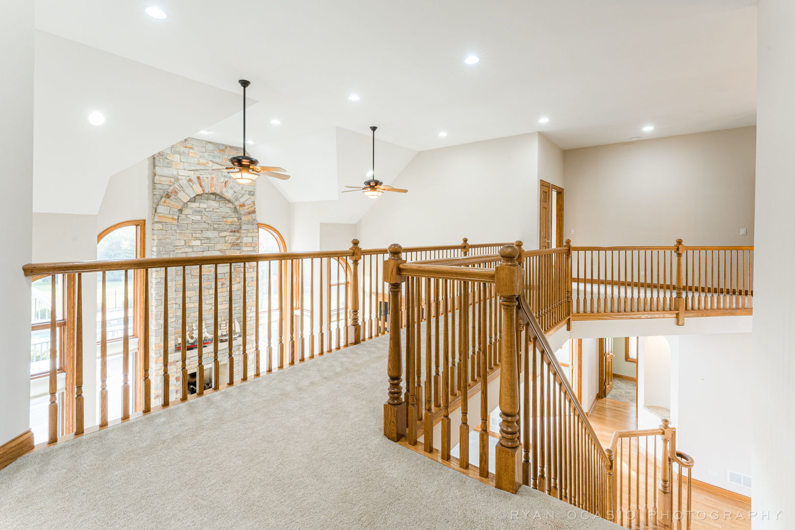 23374 West Milton Road Wauconda, IL 60084 - Photo 25 of 49 a view of a hallway with a living room furniture