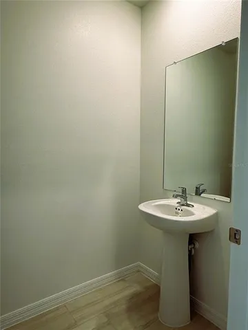 a view of a hallway with window