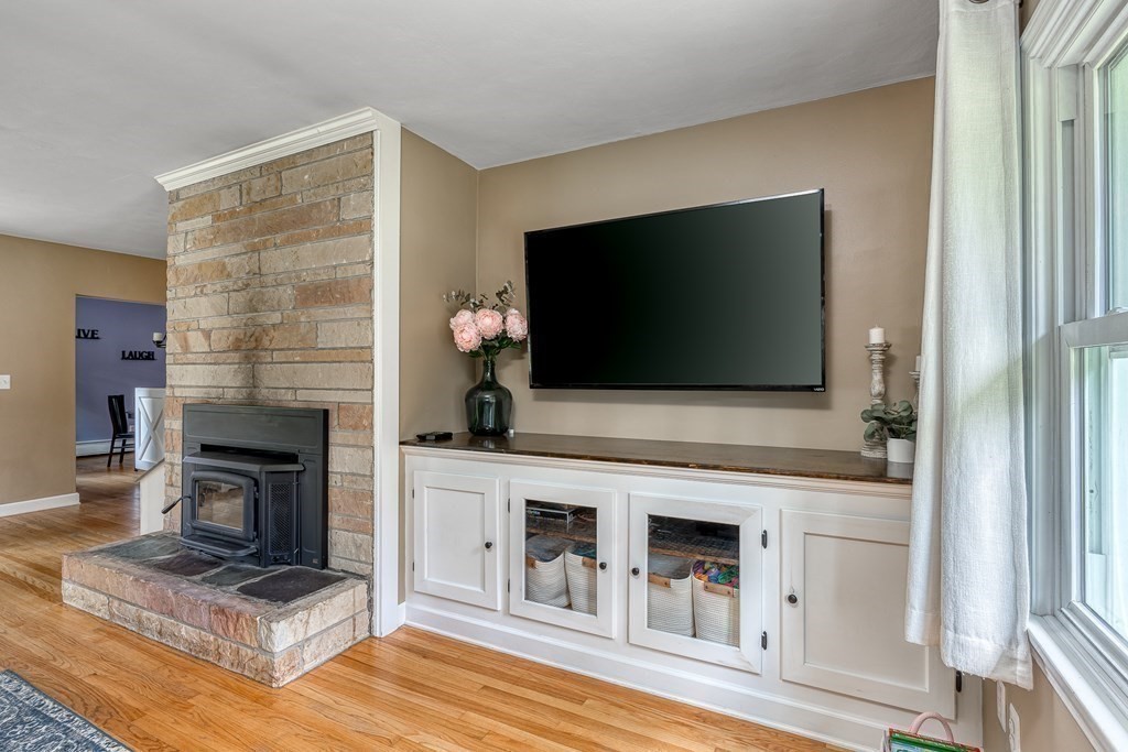 1929 Allen Street Springfield, MA 01118 - Photo 6 of 38 a living room with fireplace furniture and a flat screen tv
