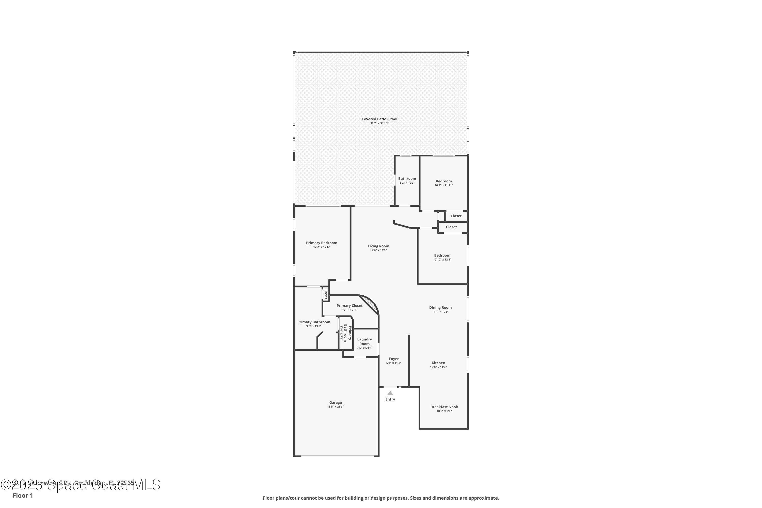 3112 Siderwheel Drive Rockledge, FL 32955 - Photo 3 of 60 a picture of a room with a white wall and white wall