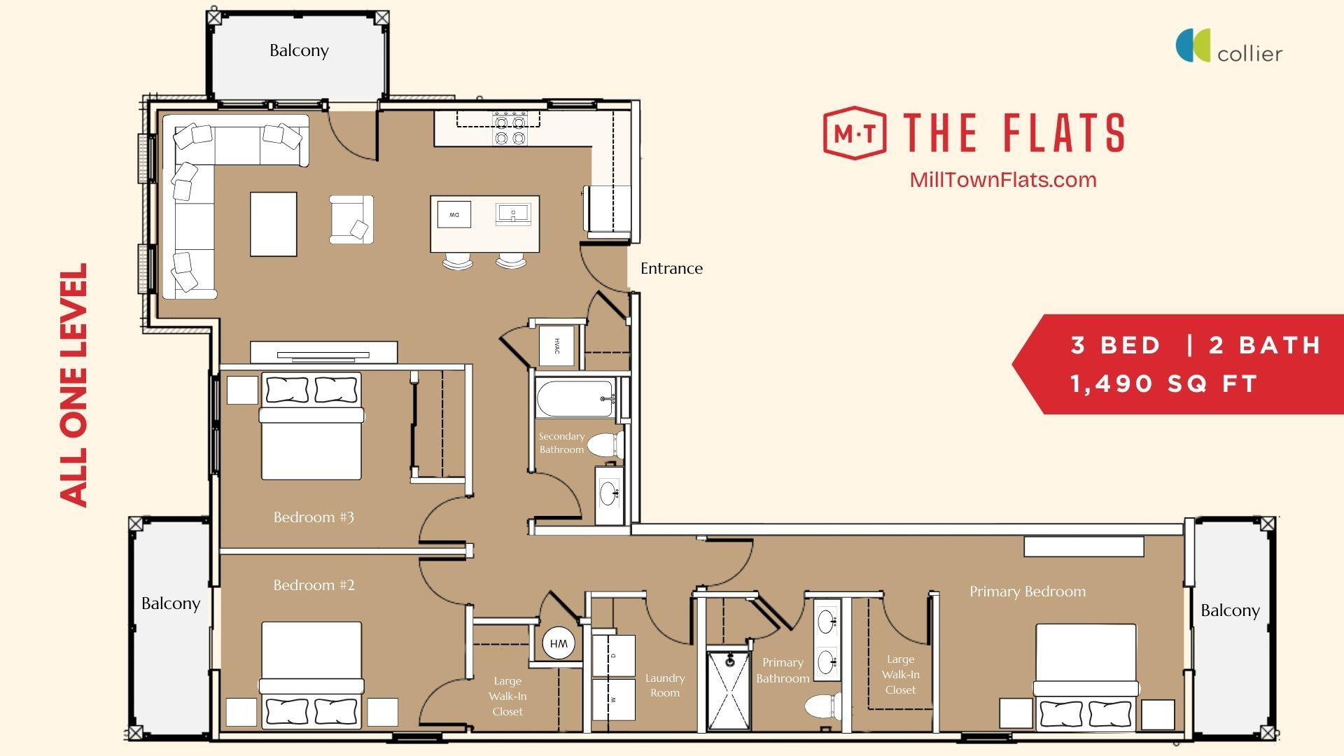 1792 South Watkins Street, Unit 204 Chattanooga, TN 37404 - Photo 26 of 26 Floor Plan