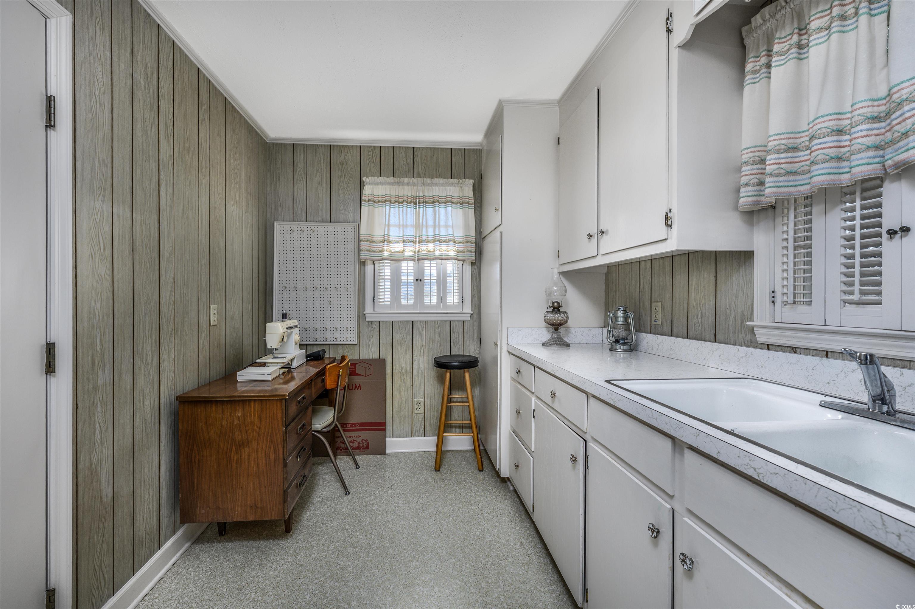 1870 Highway 348 Loris, SC 29569 - Photo 22 of 34 Laundry room with wooden walls and light flooring