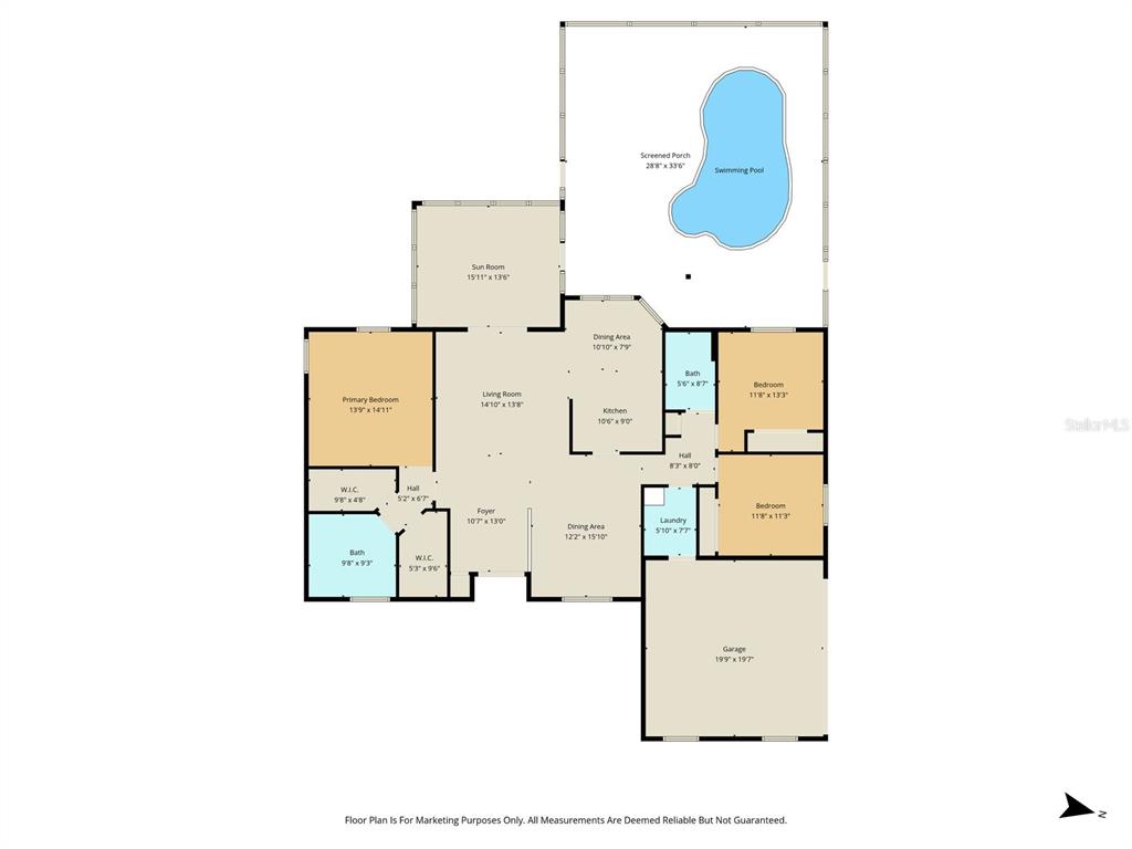 20781 Southwest 90th Loop Dunnellon, FL 34431 - Photo 42 of 46 a picture of a bathroom with a sink