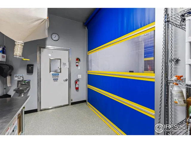 a view of storage and utility room