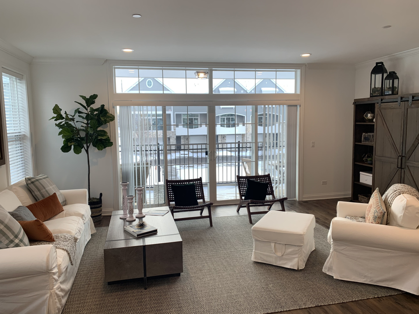 1751 Winnetka Road, Unit C Northfield, IL 60093 - Photo 5 of 6 a living room with furniture and a large window