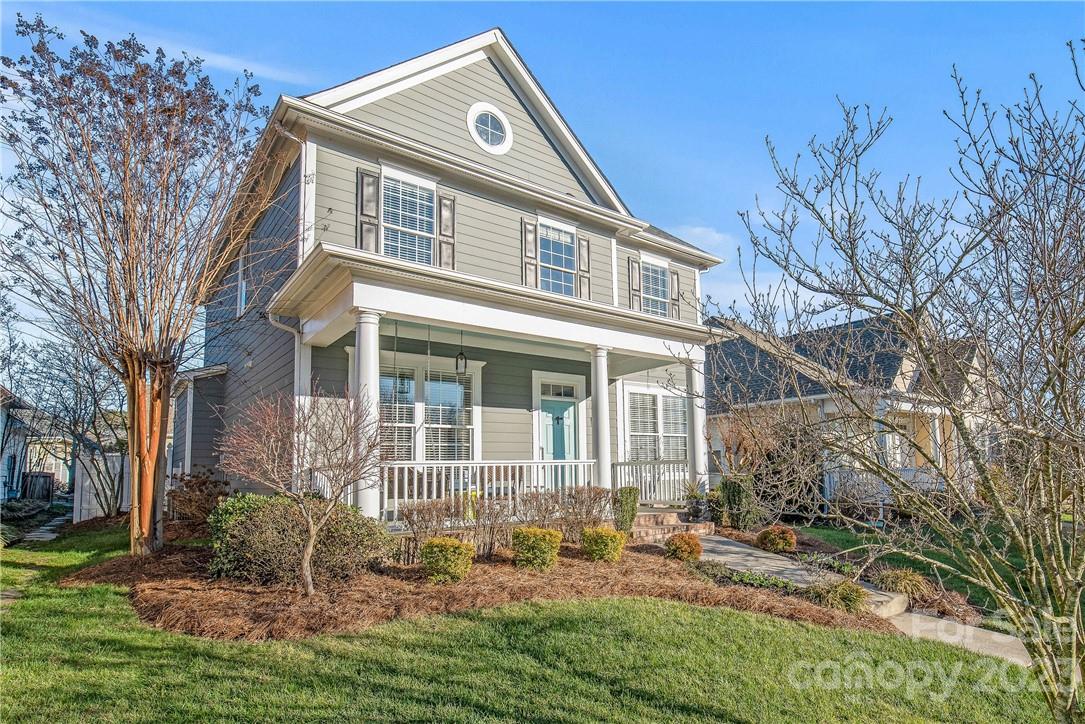 4108 Cedar Point Avenue Matthews, NC 28104 - Photo 4 of 41 front view of house with a yard