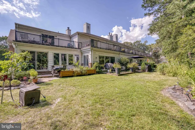 a house view with a garden space