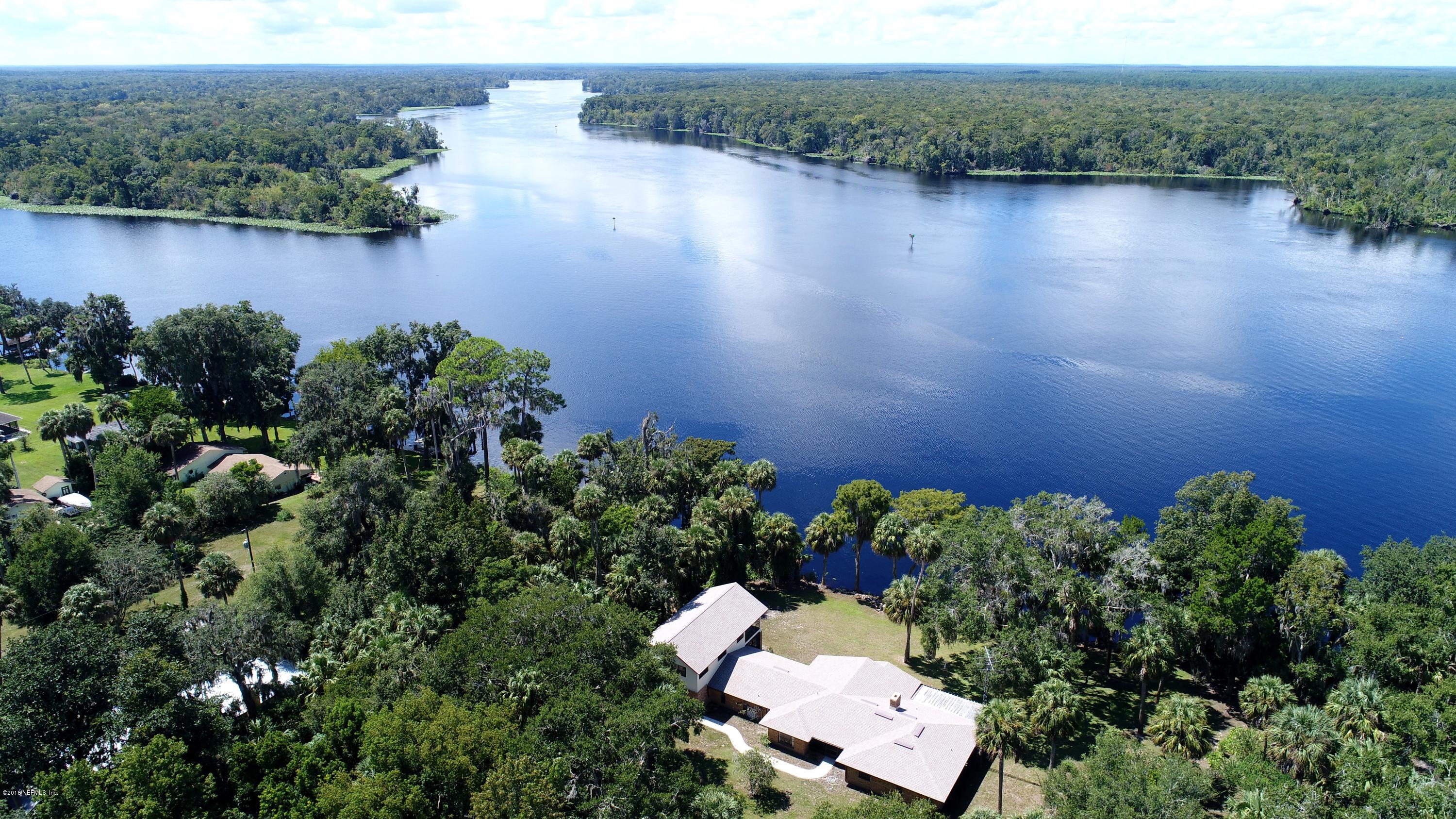357 East Buffalo Bluff Road Satsuma, FL 32189 - Photo 3 of 47 Aerial view of home and river