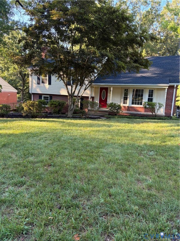 11205 Birchcrest Road Henrico, VA 23238 - Photo 2 of 2 Spacious front yard with mature tree and manicured