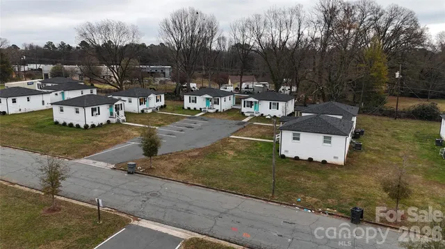 a view of a town with houses