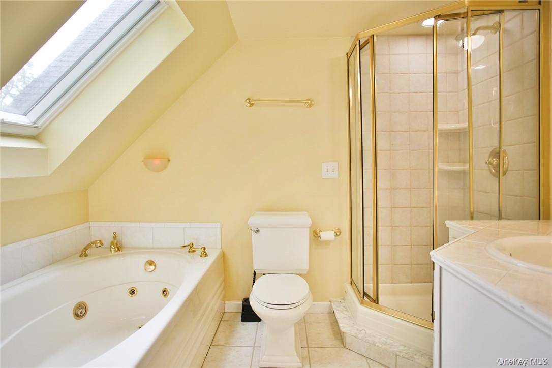 6 Stable Road Tuxedo Park, NY 10987 - Photo 17 of 28 a bathroom with a sink a toilet and shower