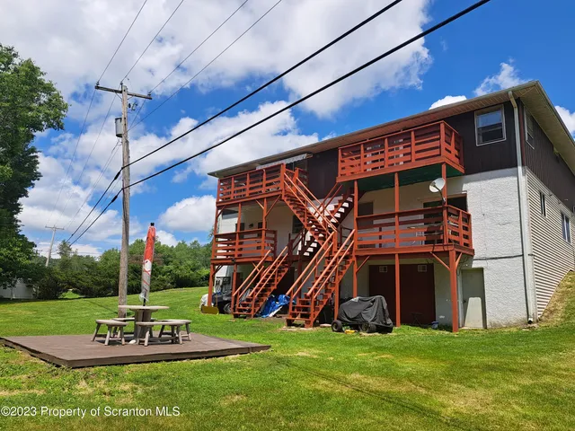 a view of a volley ball court
