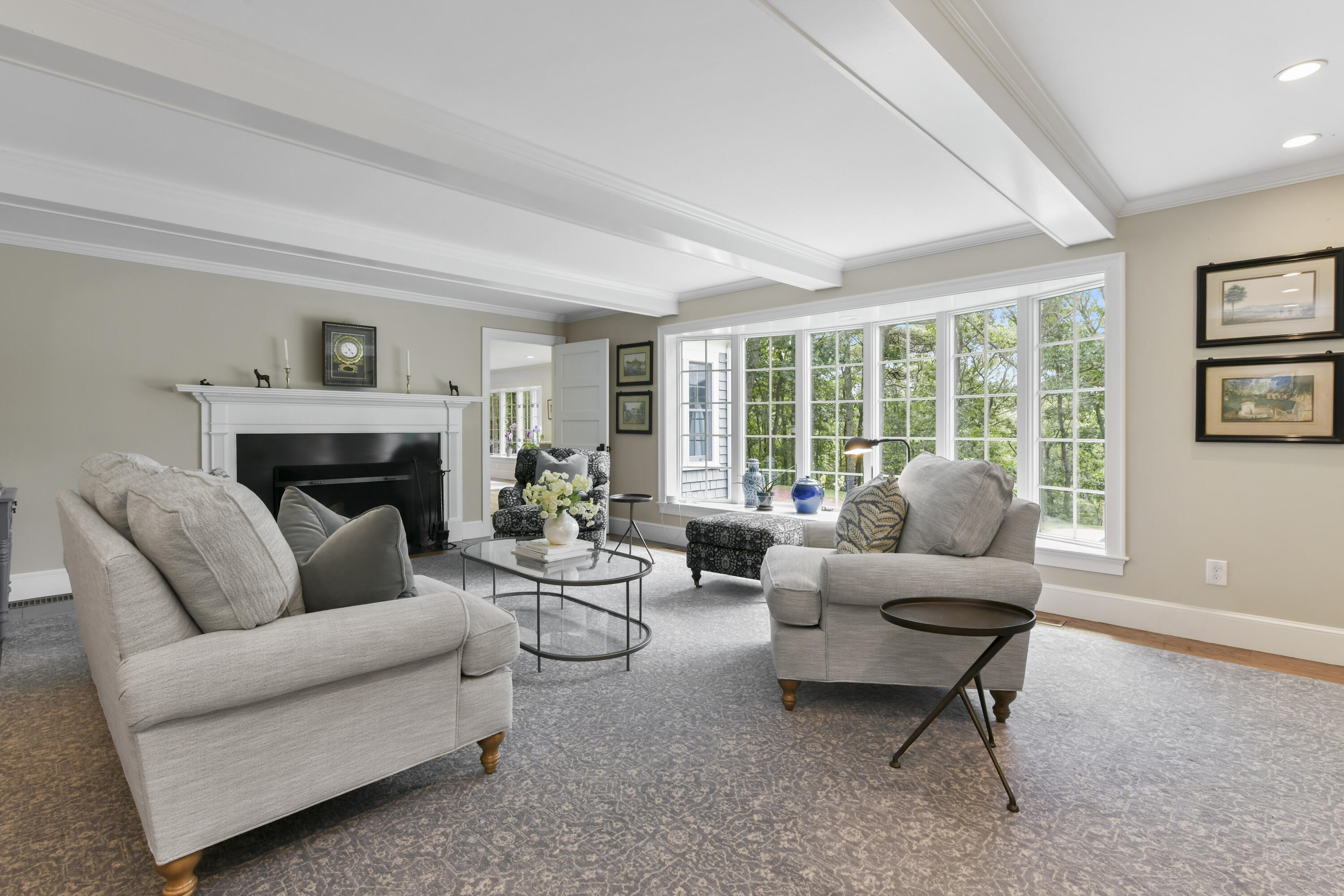175 Starboard Lane Osterville, MA 02655 - Photo 14 of 39 a living room with furniture and a fireplace