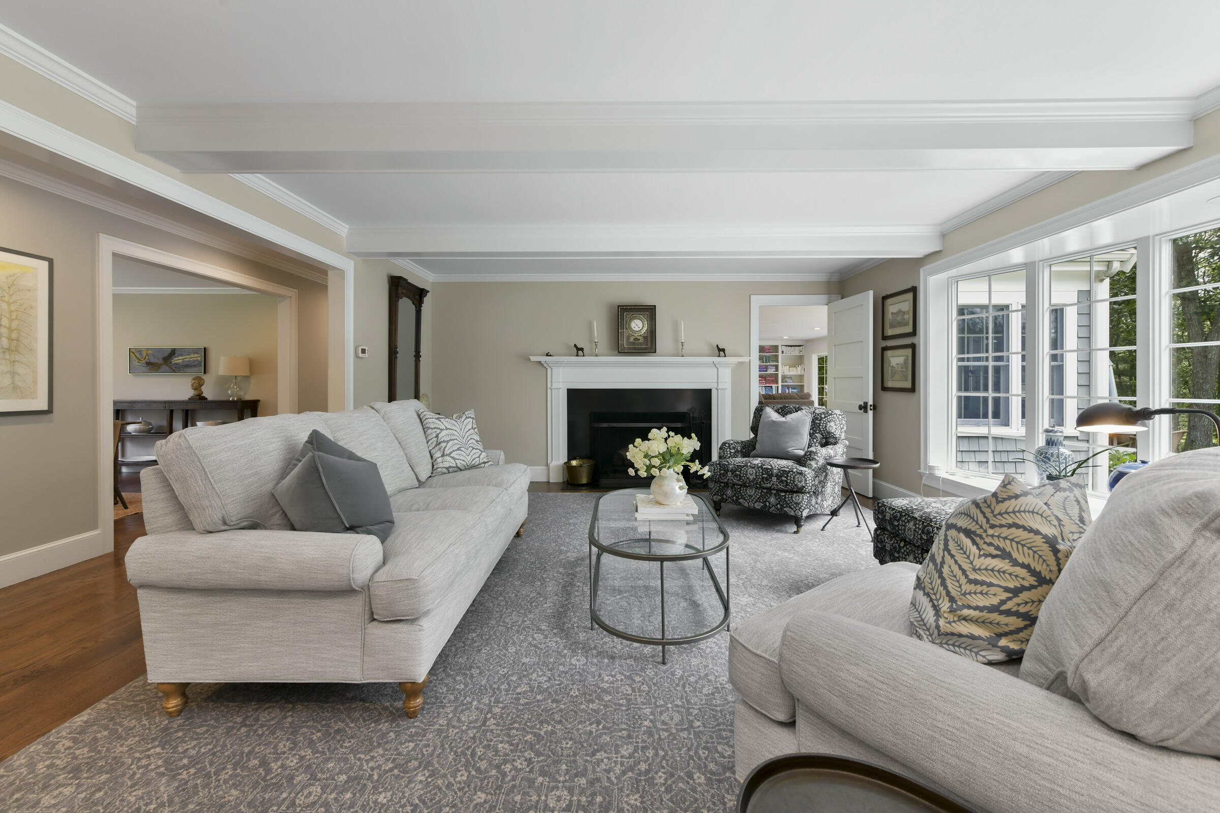 175 Starboard Lane Osterville, MA 02655 - Photo 15 of 39 a living room with furniture and a fireplace