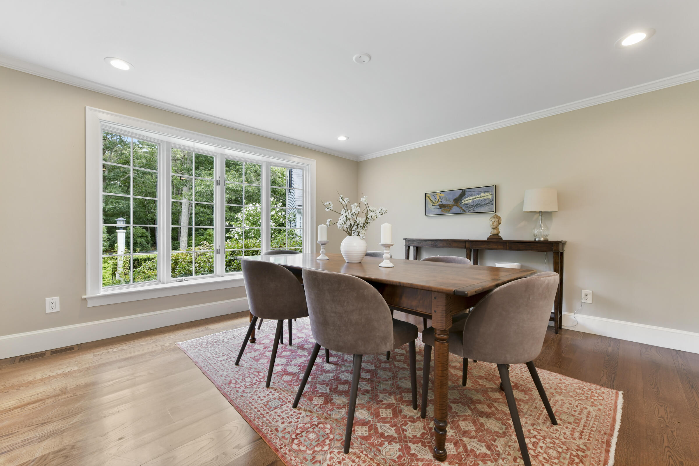 175 Starboard Lane Osterville, MA 02655 - Photo 16 of 39 a view of a dining room with furniture and wooden floor