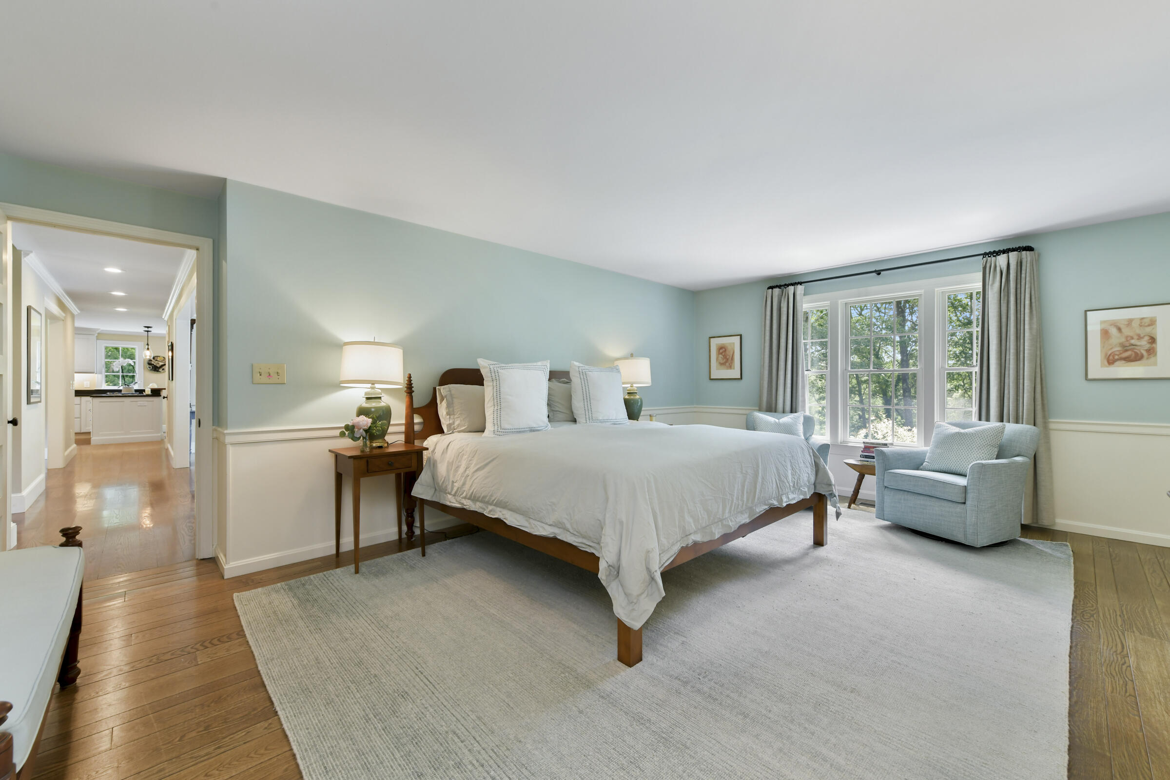 175 Starboard Lane Osterville, MA 02655 - Photo 27 of 39 a spacious bedroom with a bed and large windows