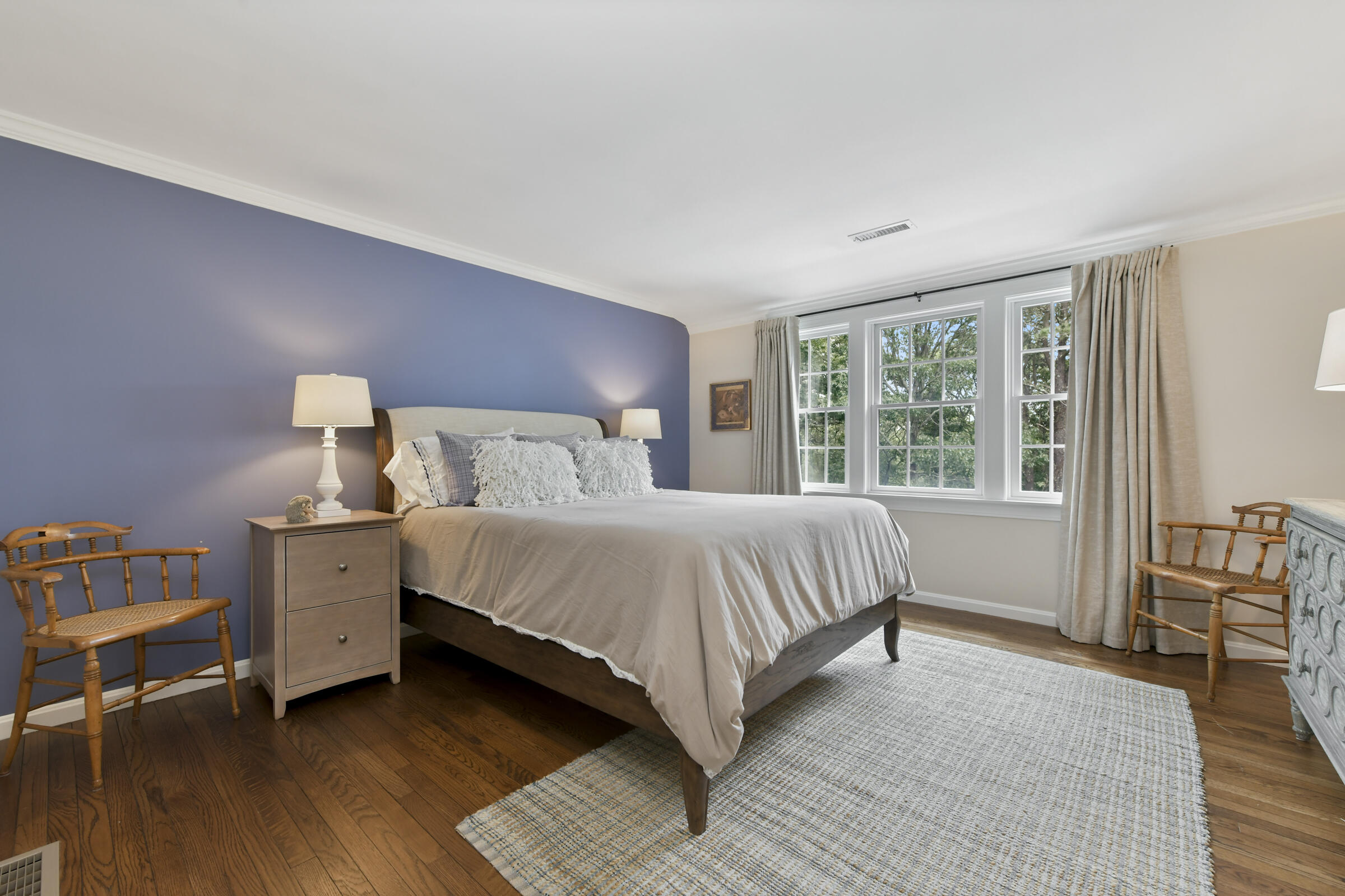 175 Starboard Lane Osterville, MA 02655 - Photo 37 of 39 a bedroom with a bed and wooden floor
