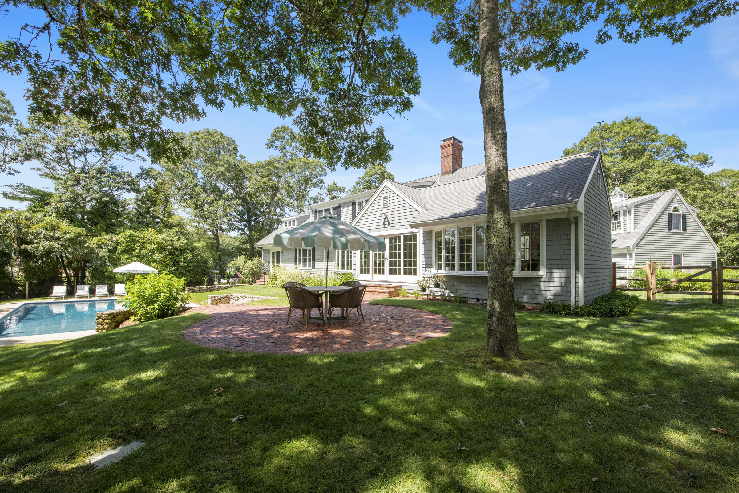 175 Starboard Lane Osterville, MA 02655 - Photo 6 of 39 a view of a house with backyard and sitting area