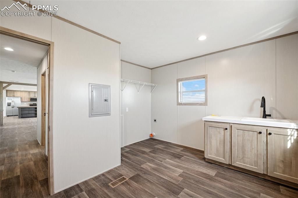 30495 Darroll Drive Yoder, CO 80864 - Photo 27 of 34 a view of a kitchen from the hallway