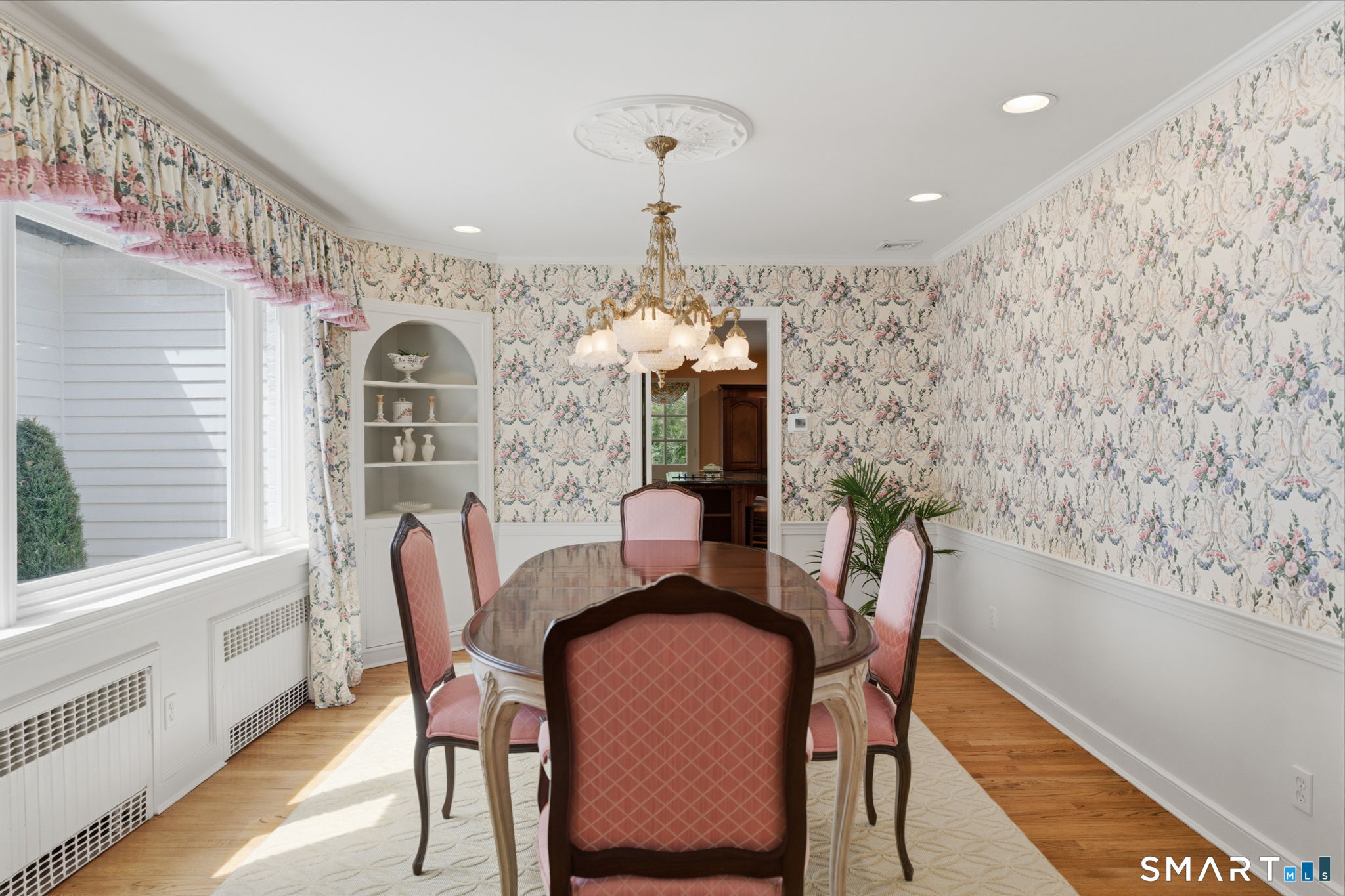 25 Norwood Road West Hartford, CT 06117 - Photo 11 of 40 a view of a dining room with furniture window and outside view