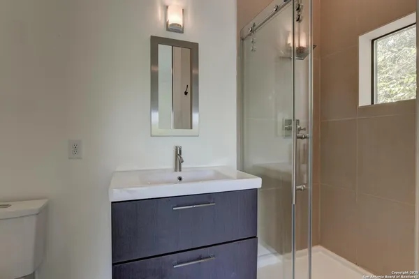 a view of room with a sink