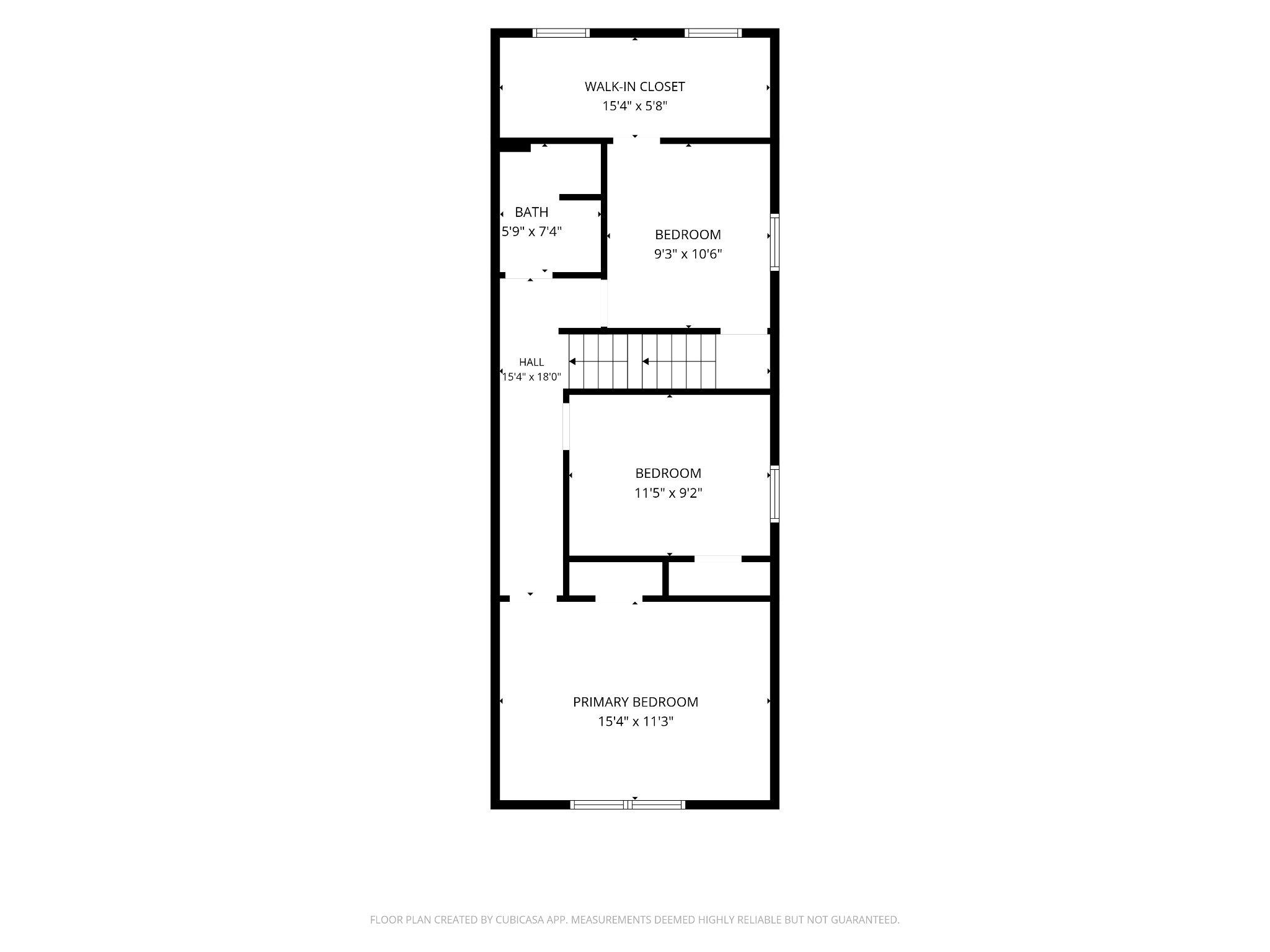 1038 Fern Avenue Reading, PA 19607 - Photo 3 of 5 2nd Level Floorplan