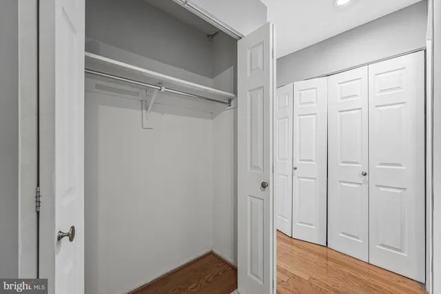 a view of closet area