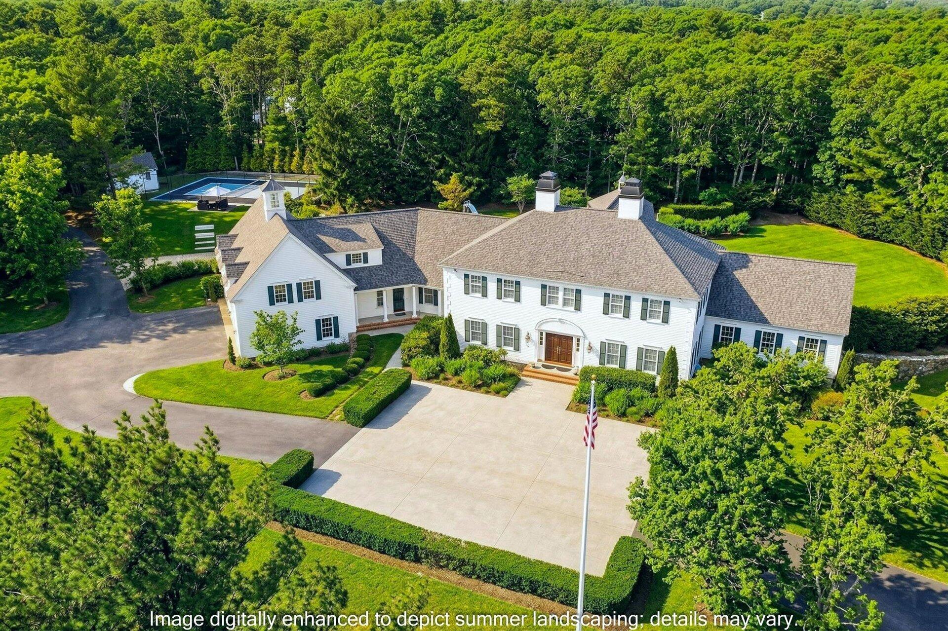 44 Seapuit Road Osterville, MA 02655 - Photo 31 of 33 an aerial view of a house