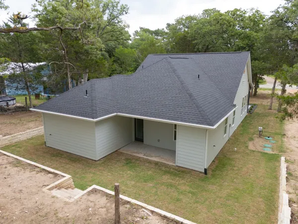 a view of a house with patio