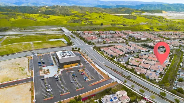 a view of a living room and dining room