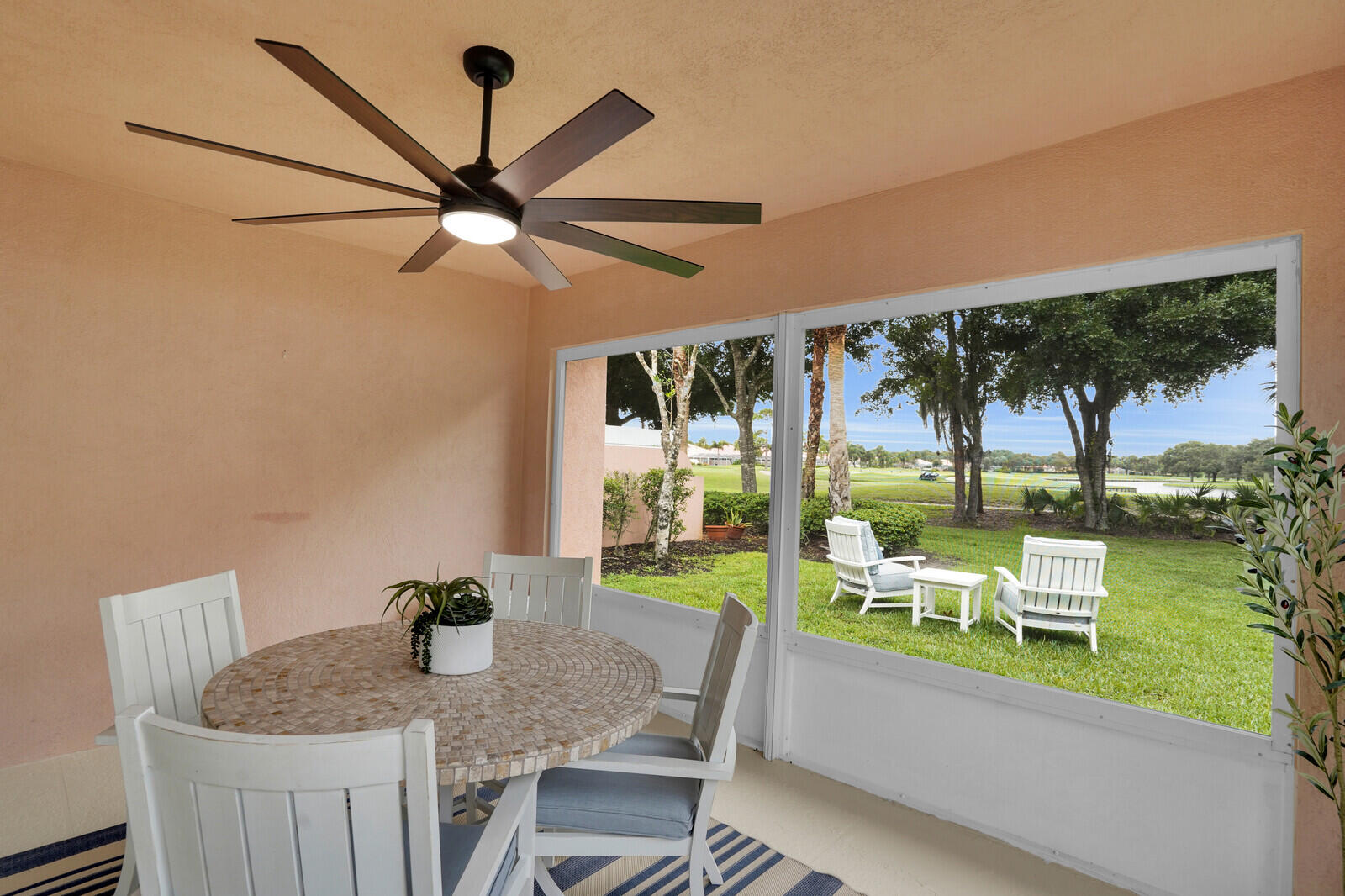889 Southwest Balmoral Trace Stuart, FL 34997 - Photo 44 of 67 Screened patio