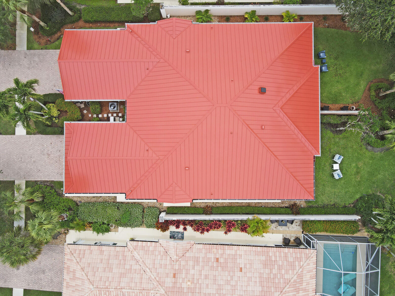 889 Southwest Balmoral Trace Stuart, FL 34997 - Photo 59 of 67 Aerial of new roof