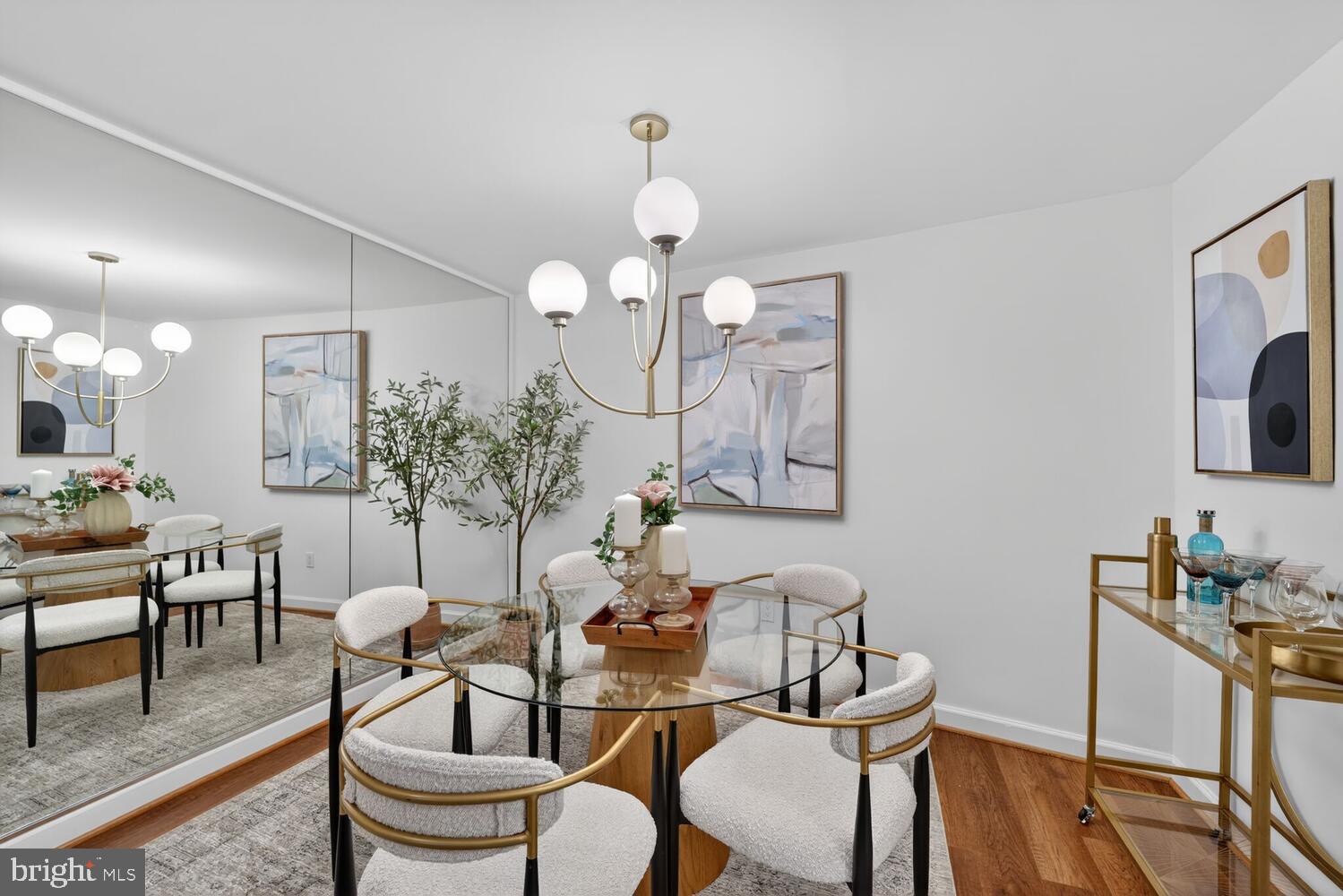 2126 Connecticut Avenue Northwest, Unit 17 Washington, DC 20008 - Photo 7 of 36 a view of a dining room with furniture