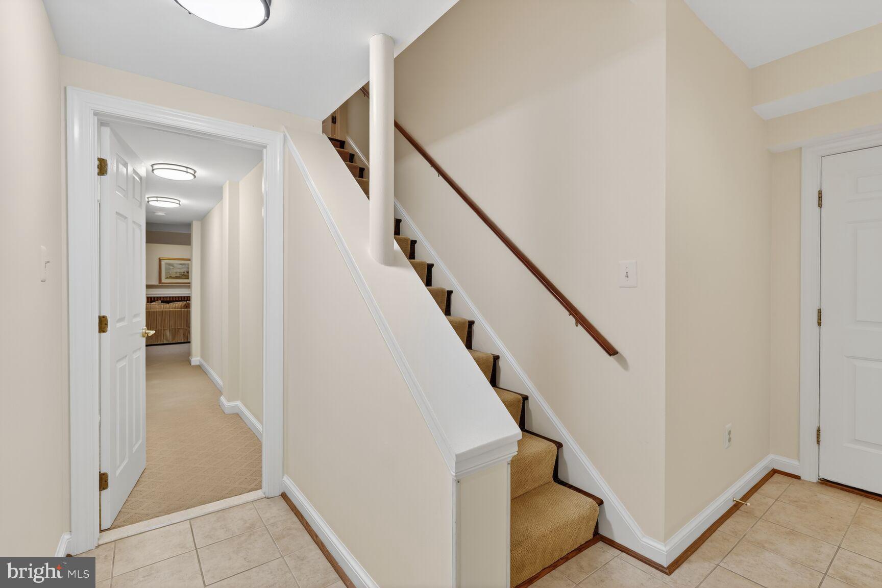 5206 Little Falls Road Arlington, VA 22207 - Photo 44 of 49 a view of a hallway with staircase