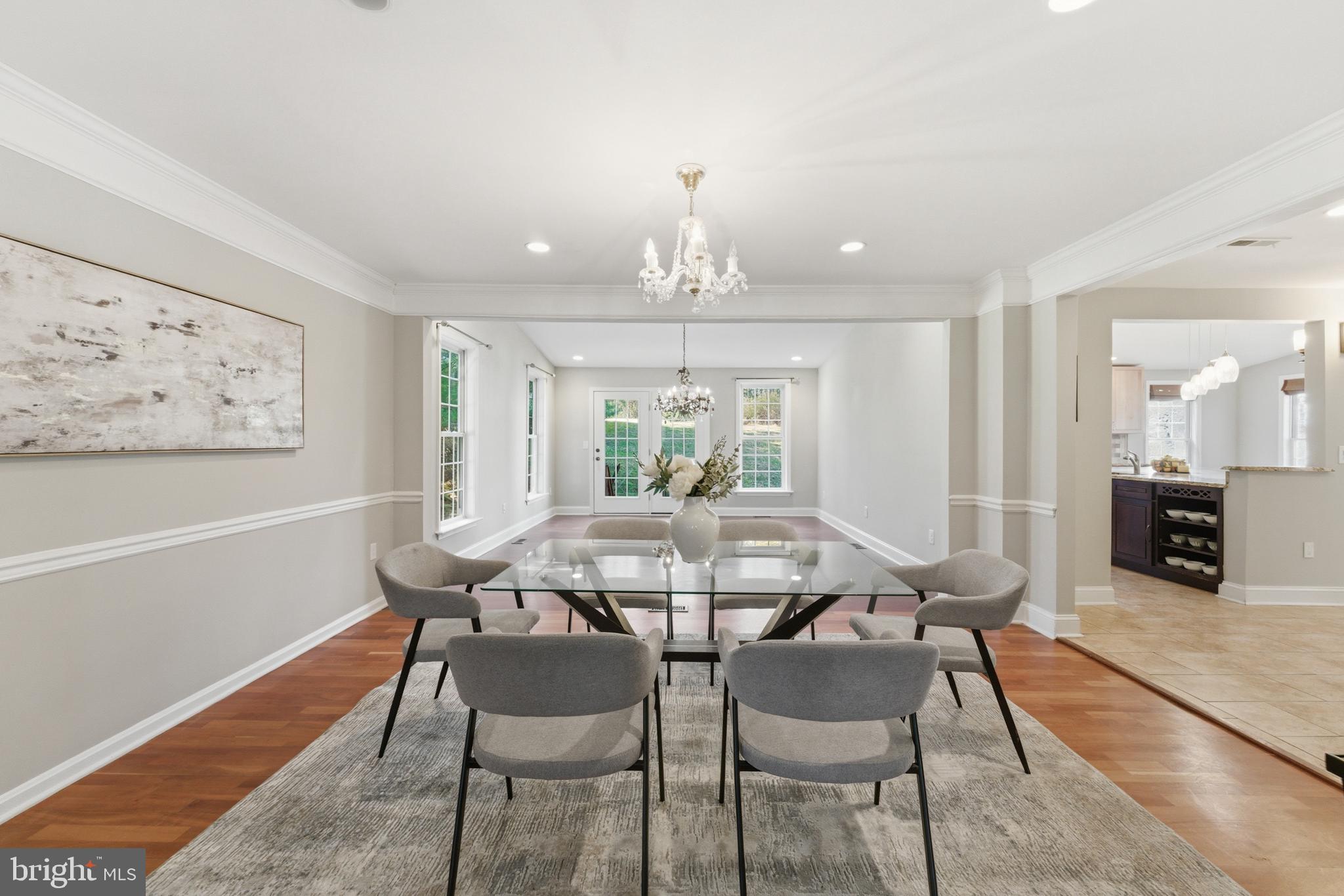 712 Brandon Green Drive Silver Spring, MD 20904 - Photo 6 of 41 Elegant dining space with natural light.
