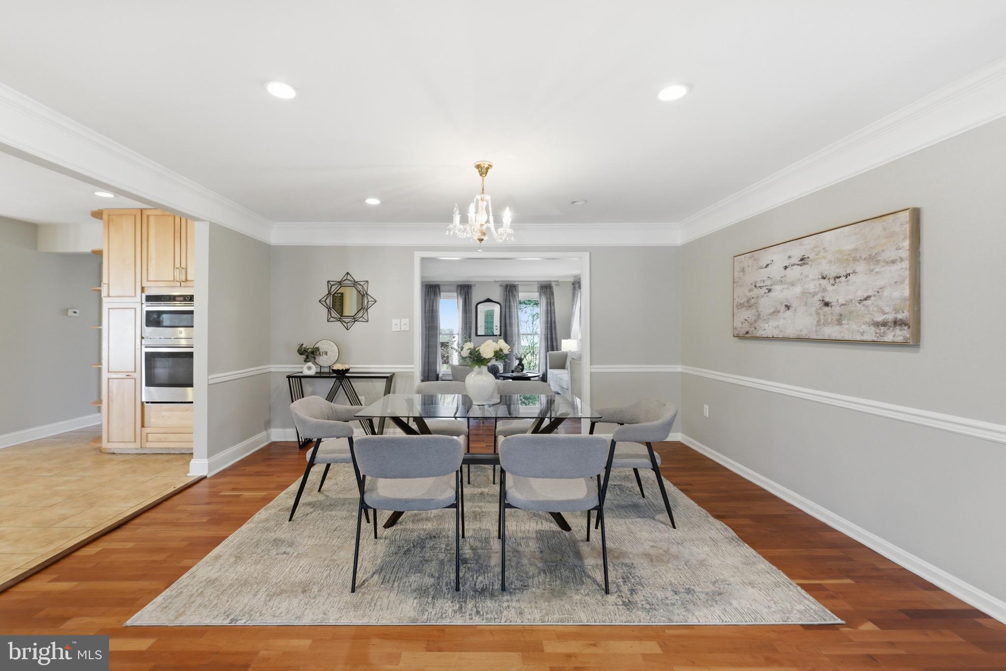 712 Brandon Green Drive Silver Spring, MD 20904 - Photo 8 of 41 Elegant dining space with modern flair.