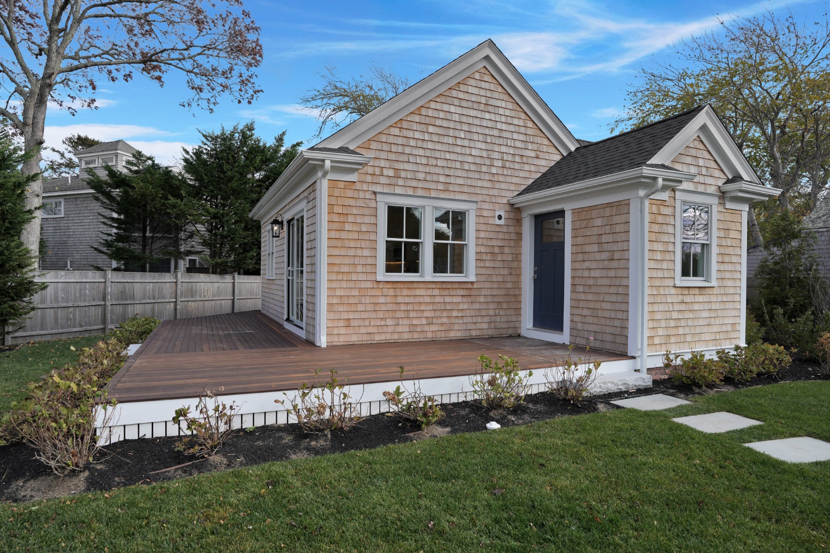 23 Pinehurst Road Edgartown, MA 02539 - Photo 51 of 57 a view of a house with a yard