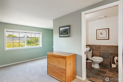 a bathroom with a toilet a sink and a window