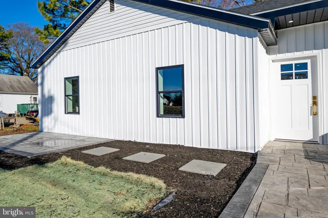 a backyard of a house