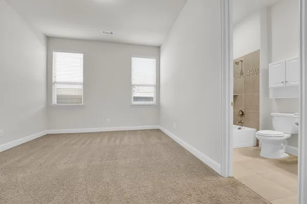 a view of an empty room